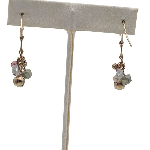 Fairy Cottage Preppy Boho Cluster Beaded Dangle Drop Earrings Fashion Jewelry - Picture 7 of 16